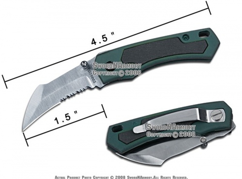 Liner Lock Toucan Blade Rope Cutter Knife Pocket Folder