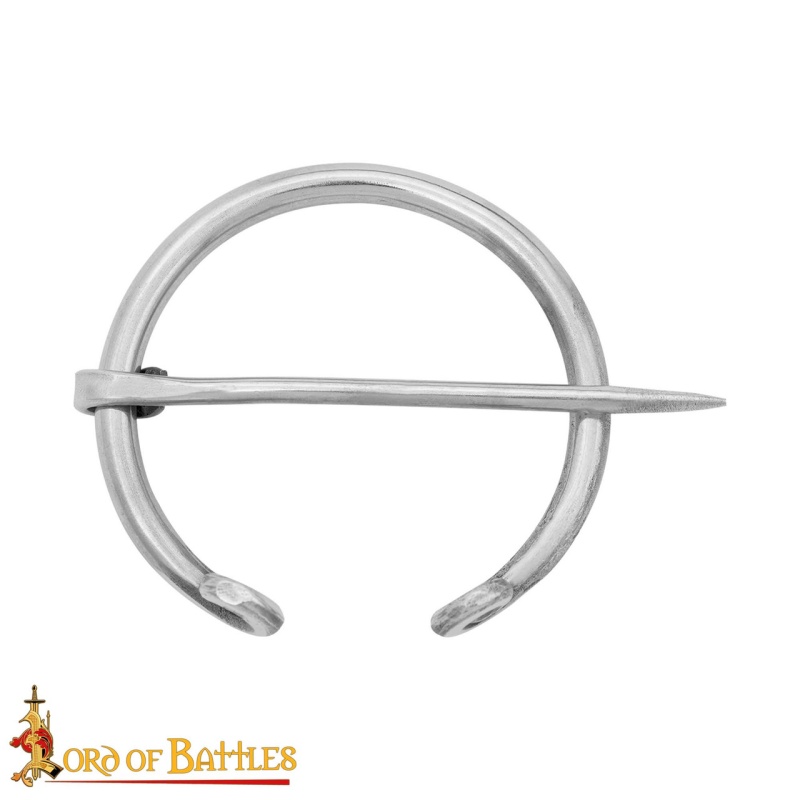 Medieval Viking Penannular Fibula Stainless Steel Cloak Pin