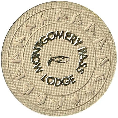 Montgomery Pass Lodge Casino Montgomery Pass Nevada$5 Chip 1965