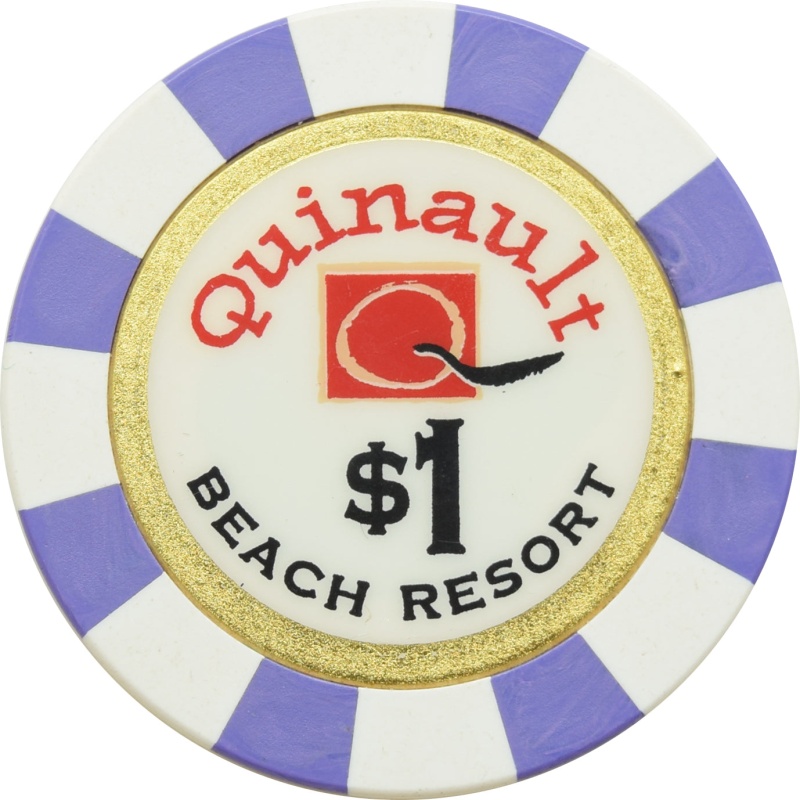 Quinault Beach Resort Casino Ocean Shores Wa $1 Chip