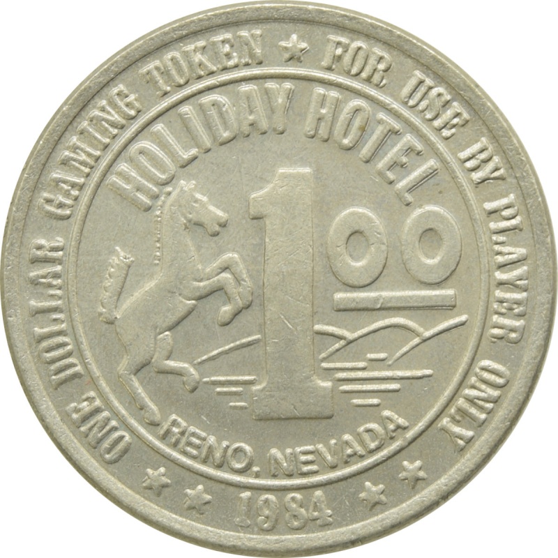 Holiday Casino Reno Nv $1 Token 1984