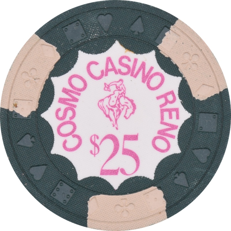 Cosmo Club Casino Reno Nevada $25 Chip 1973