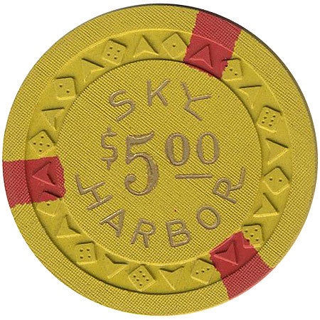 Sky Harbor Casino Stateline Nevada $5 Chip 1953