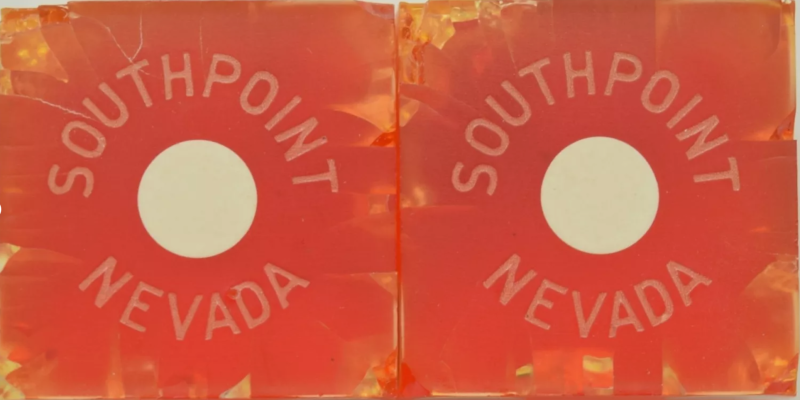 Nevada Club Casino Southpoint Nevada Pair Of Dice 1970's