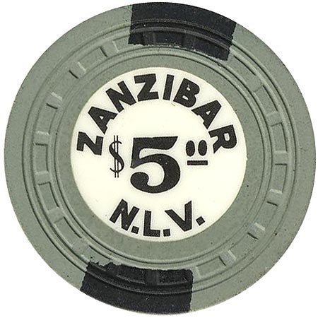 Zanzibar Casino N. Las Vegas Nevada $5 Chip 1962
