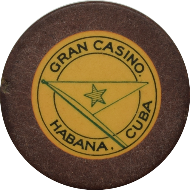Gran Casino (De La Playa De Marianao) Habana Cuba Brown Chip