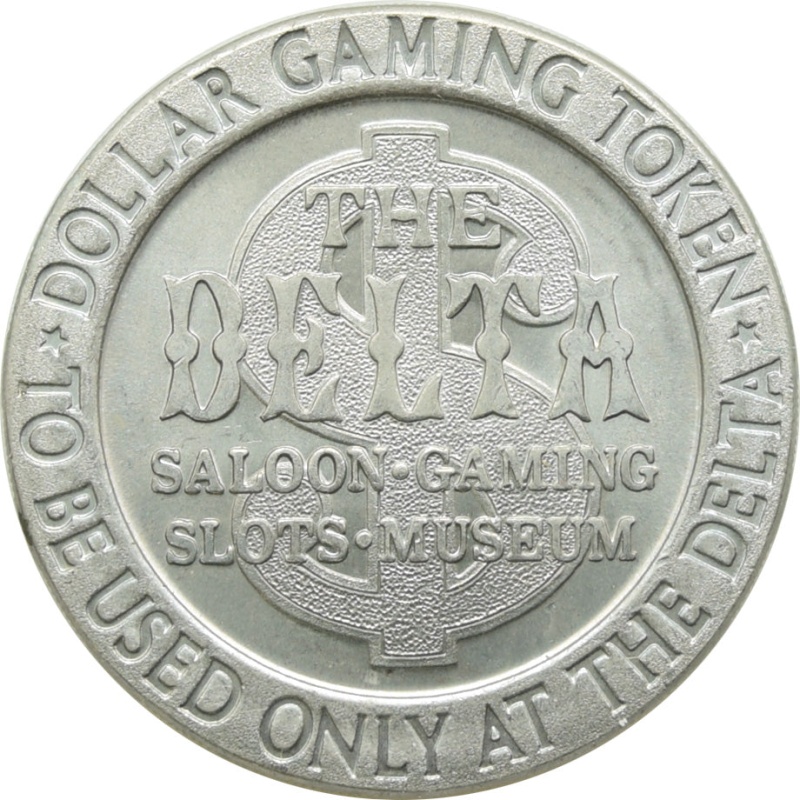 Delta Saloon Casino Virginia City Nv $1 Token 1966