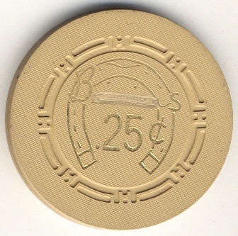 Horseshoe Club Casino Las Vegas Nevada 25 Cent Chip 1954