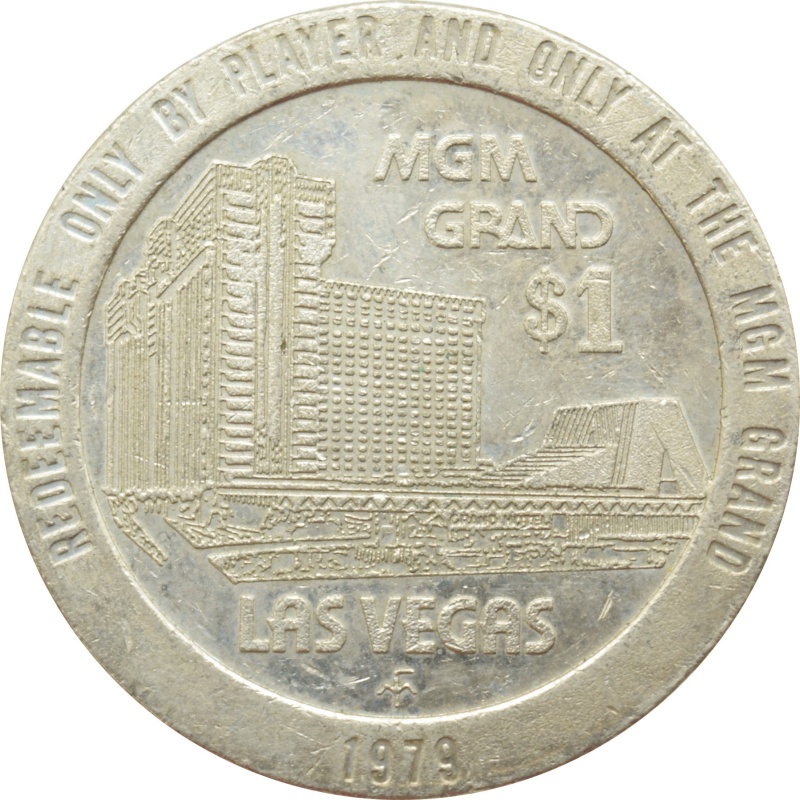 Mgm Grand Casino Las Vegas Nevada $1 Token 1979
