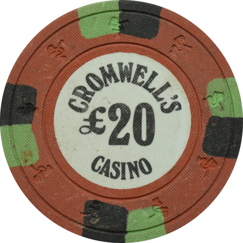 Cromwell's Casino Liverpool United Kingdom Uk £20 Chip