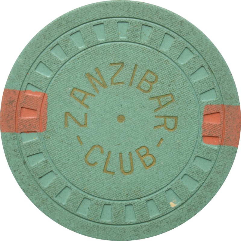 Zanzibar Casino N. Las Vegas Nevada $5 Chip (1954)