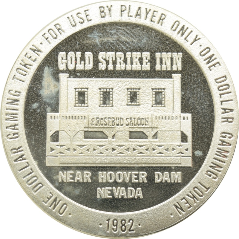 Gold Strike Inn Casino Boulder City Nv $1 Token 1982
