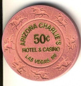 Arizona Charlie's Casino Las Vegas Nevada 50 Cent Chip 1997