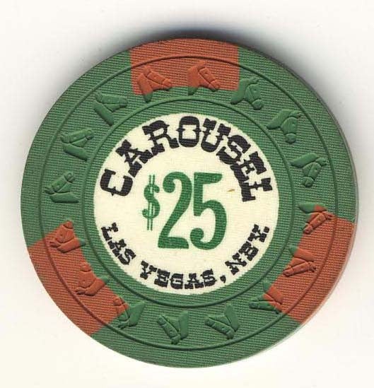 Carousel Casino Las Vegas Nevada $25 Chip 1968