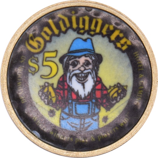 Goldiggers Casino Deadwood South Dakota $5 Token