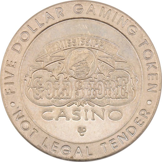 Gold Shore Casino Biloxi Mississippi $5 Token