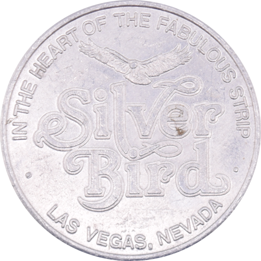Silverbird Casino Las Vegas Set Of 10 Free Slot Play Gaming Tokens (1-5/8" Diameter)