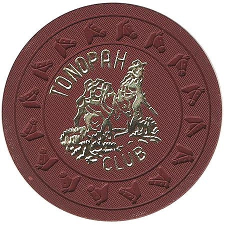 Tonopah Club Casino Tonopah Nevada $1 Chip 1969