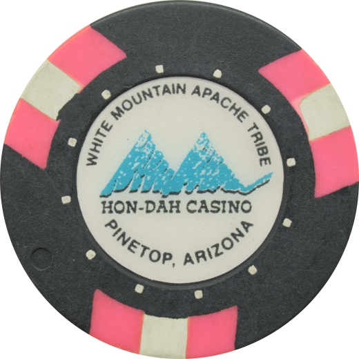 Hon-Dah Resort Casino Pinetop Arizona Black Chip - Chipco International