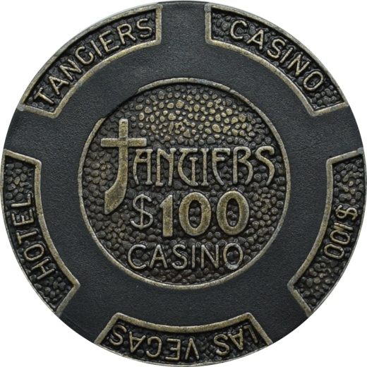 Tangiers Casino Brass Poker Chips by Spinettis Gaming