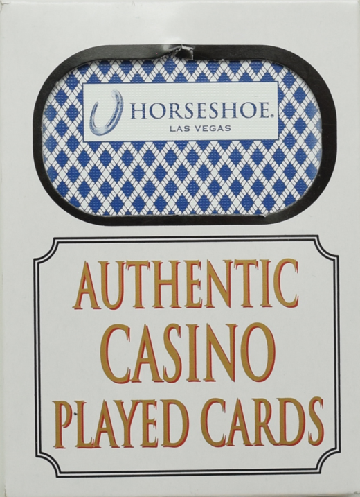Horseshoe Casino Used Playing Cards Las Vegas Nevada
