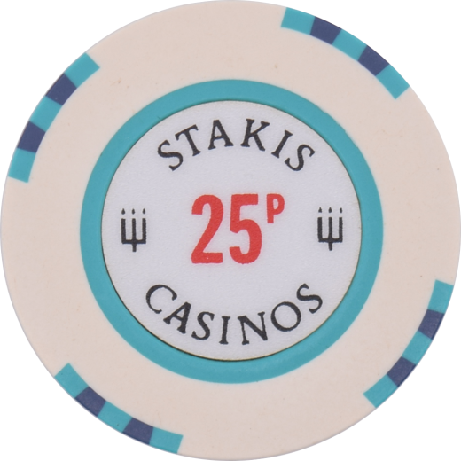 Stakis Casinos United Kingdom UK 25P Chip - Authentic Casino Chip