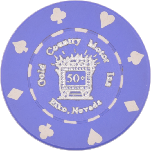 Gold Country Motor Inn Casino Elko Nevada 50 Cent Chip 1994