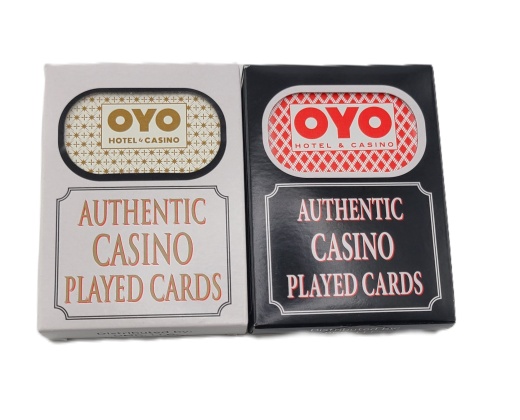 Oyo Casino Used Playing Cards - Spinettis Gaming Supplies