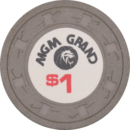 1973 MGM Grand Casino Las Vegas Nevada $1 Chip