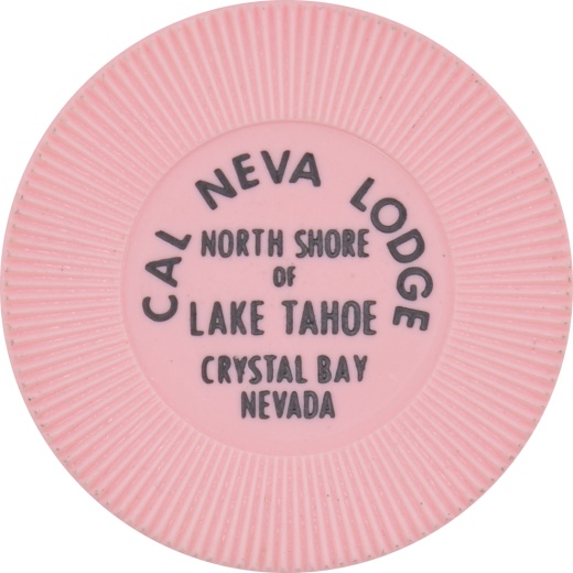 Cal-Neva Lodge Casino Lake Tahoe Nevada Good Luck Pink Chip