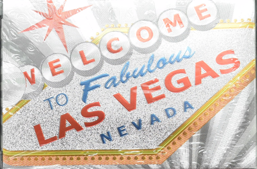 Foil Cards Las Vegas Sign, Las Vegas Playing Cards