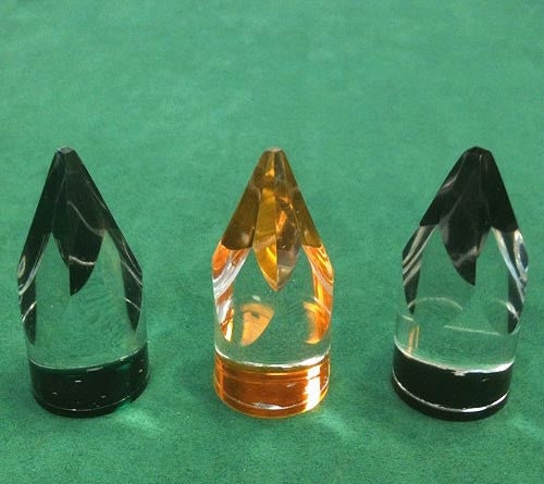 Roulette Marker Diamond Shaped Colored Acrylic Casino Roulette Marker
