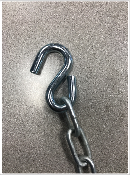 3/8 Commercial S-Hook  Playground Hardware 