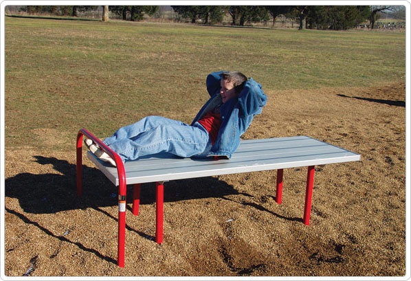SportsPlay Sit-up Station: Galvanized - Playground Fitness Equipment