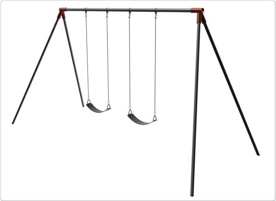 SportsPlay 10' Primary Bipod Swing: 2 Seats - Playground Swing Set