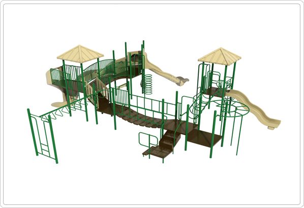 SportsPlay Thomas Modular Play Structure - Playground Equipment & Set