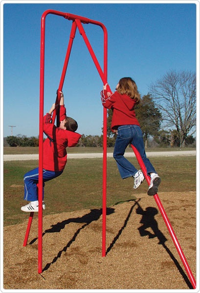 SportsPlay Pole Climb: Galvanized - Playground Fitness Equipment