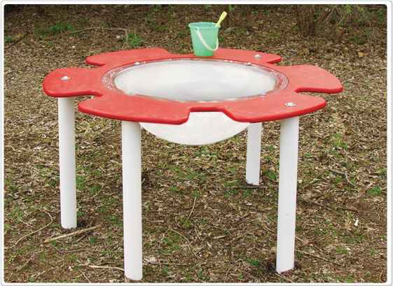 SportsPlay Tot Town Single Sand & Water Table with Drain - Playground Equipment