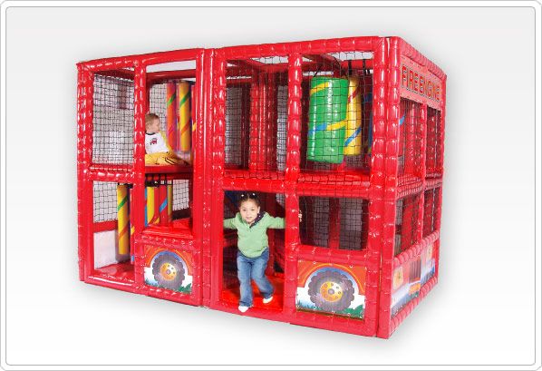 SportsPlay Tot Town Fire Engine - Soft Contained Play : 6' x 6.5' x 9.25'