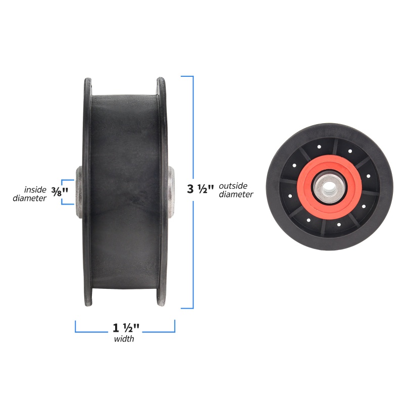 Belt Pulley, 3.5", Fits Certain Cybex Strength