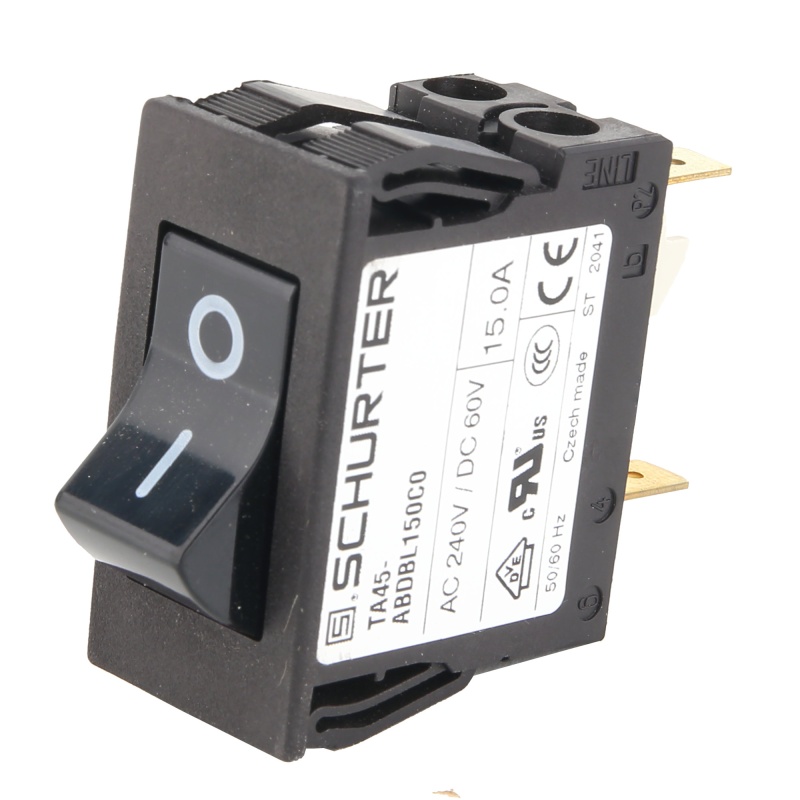 Circuit Breaker Switch, 240Vac, 15A, Cybex Cybex