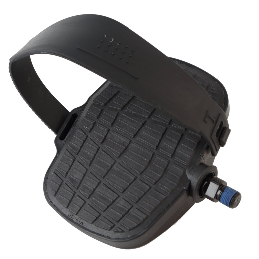 Bike Pedal with Strap, Left, 9/16", OEM, Lifefitness