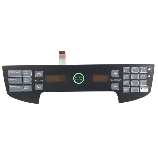 Cybex 750A/750AT Arc Trainer Lower Overlay/Keypad
