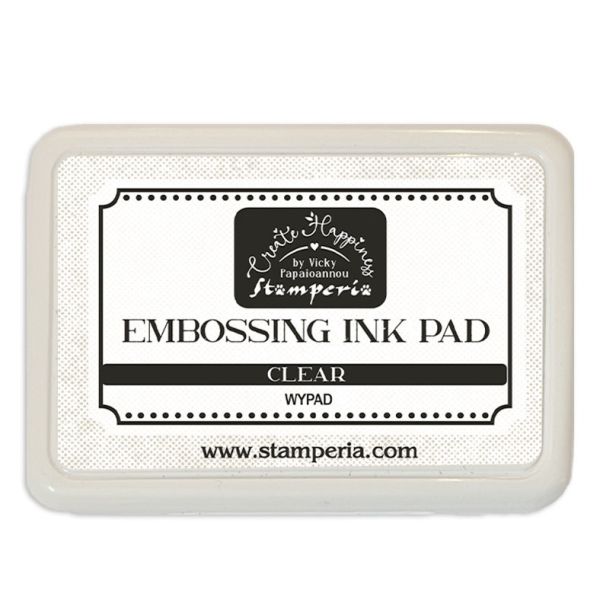 ¡25% Discount! Stamperia Create Happiness Embossing Ink Pad Clear