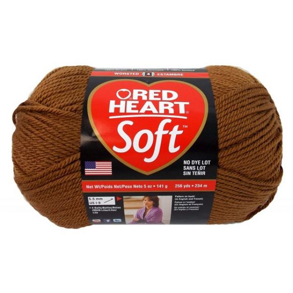 årsag min Governable Red Heart Soft Yarn - Toast