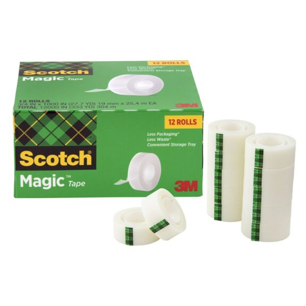 Scotch Magic 1/2X800 Invisible Tape