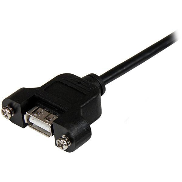 3 Ft Panel Mount Usb Cable A To A - F/m