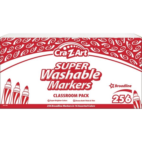 Cra-Z-Art Super Washable Broadline Markers Pack