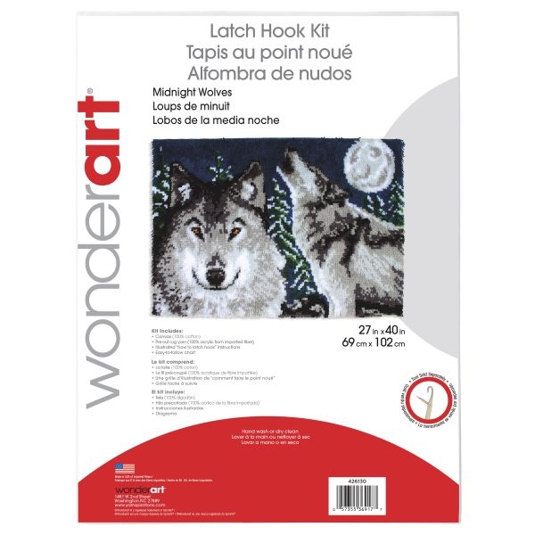 Wonderart Latch Hook Kit 27"X40"