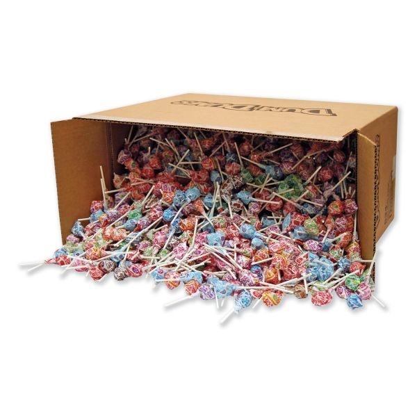 Spangler Dum-Dum-Pops, Assorted Flavors, Individually Wrapped, Bulk 30Lb Carton